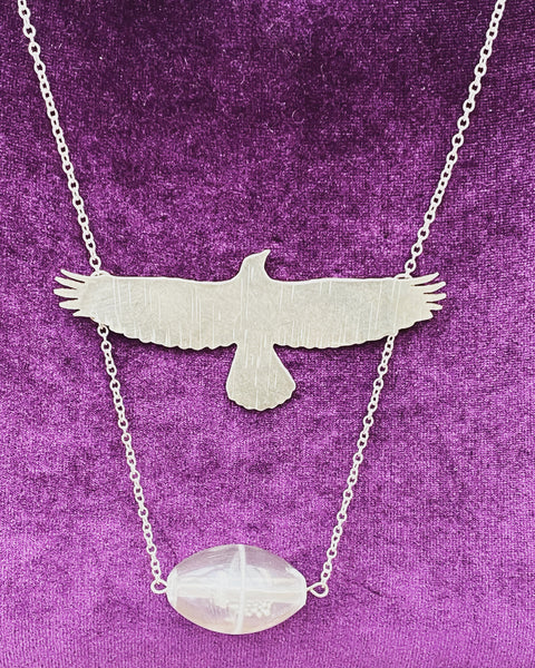 Ramnahol Flying Raven Necklace