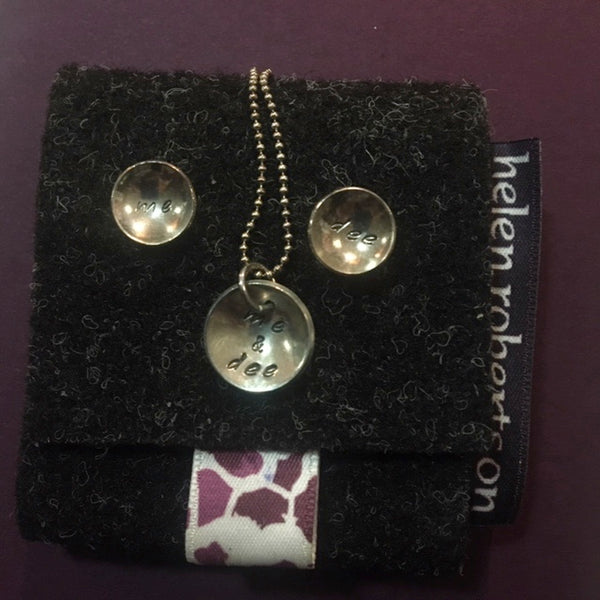 Me and Dee Necklace and Earrings Set