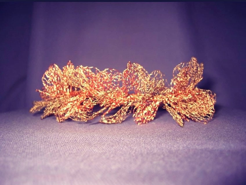 Design and Knit Your own Tiara Live Online Zoom Course. Dates to suit you.
