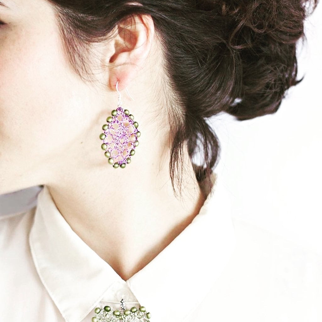 Knit Wire Earrings Workshop ONLINE  - Arrange A Class for a Time to Suit You