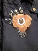 Biker's corsage