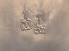 Large Silver Frost Earrings